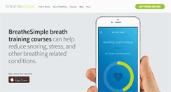 Desktop Screenshot of breathesimple.com